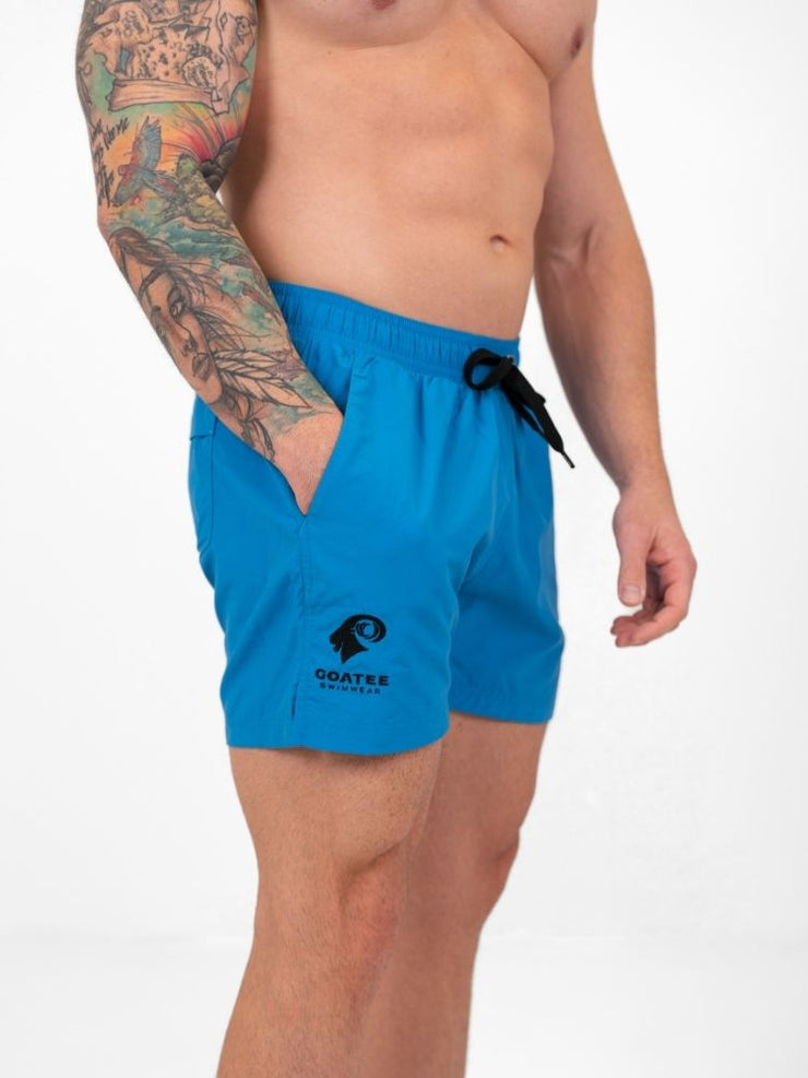 men's swimwear goatee swimwear vibrant blue