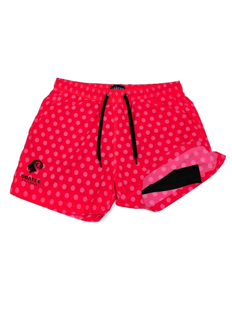 men's swimwear goatee swimwear pink dots