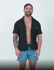 video swimwear for men goatee swimwear vibrant blue
